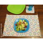 Grandma's Garden Placemat & mug rug set